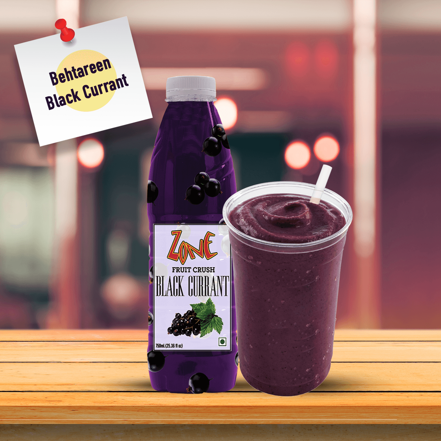 Zone BlackCurrant Flavoured Crush Recipe