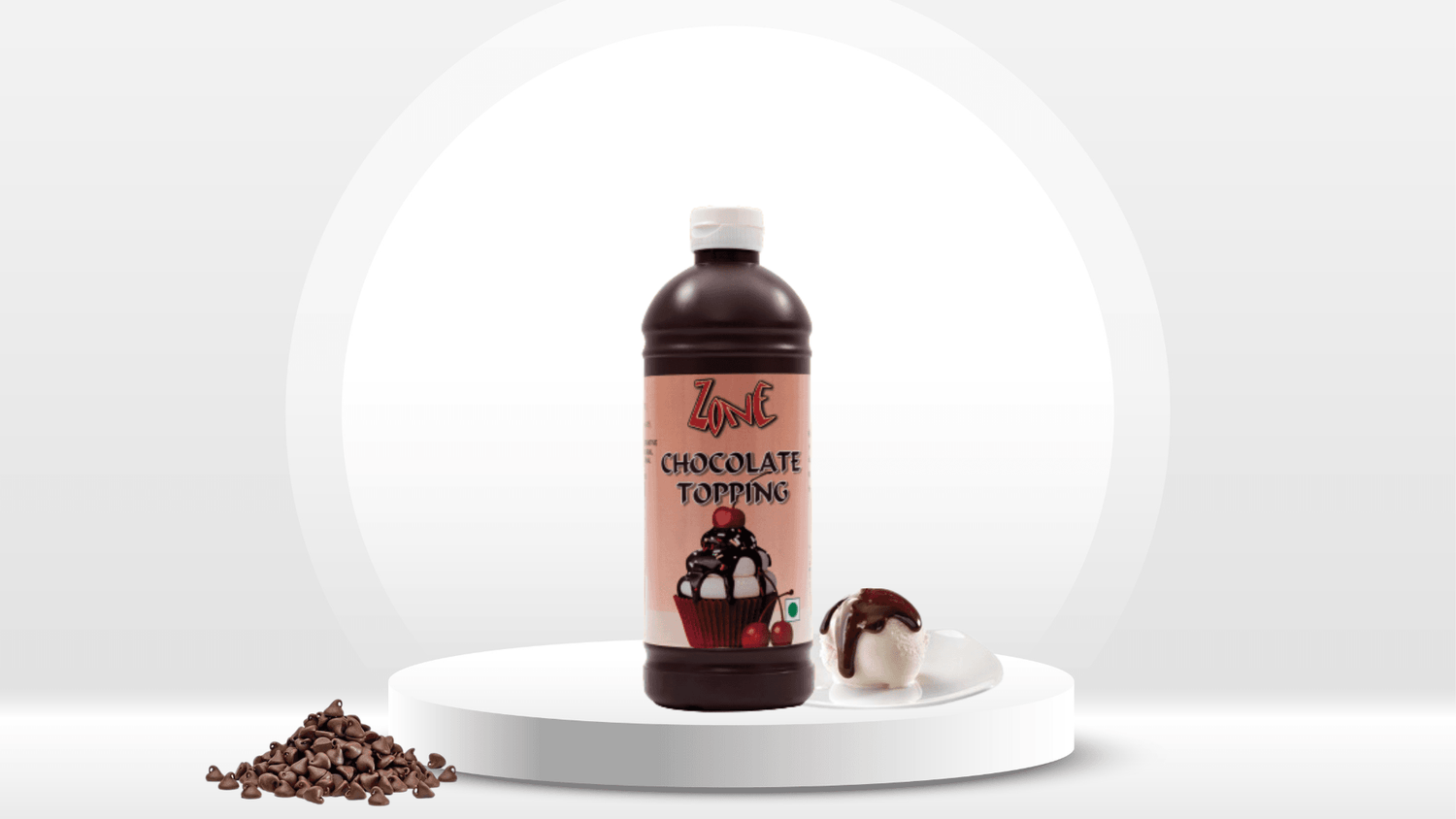 Make Desserts Heavenly: Increase Your Profits with Zone Chocolate Topping Syrup!