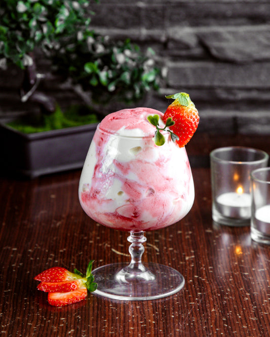 Icecream Soda | Strawberry & Green Apple Mocktail