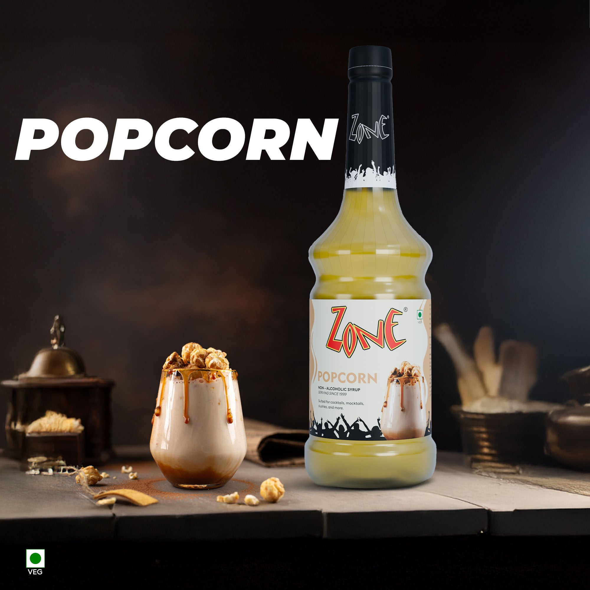 Zone Popcorn Flavoured Syrup 1000ml