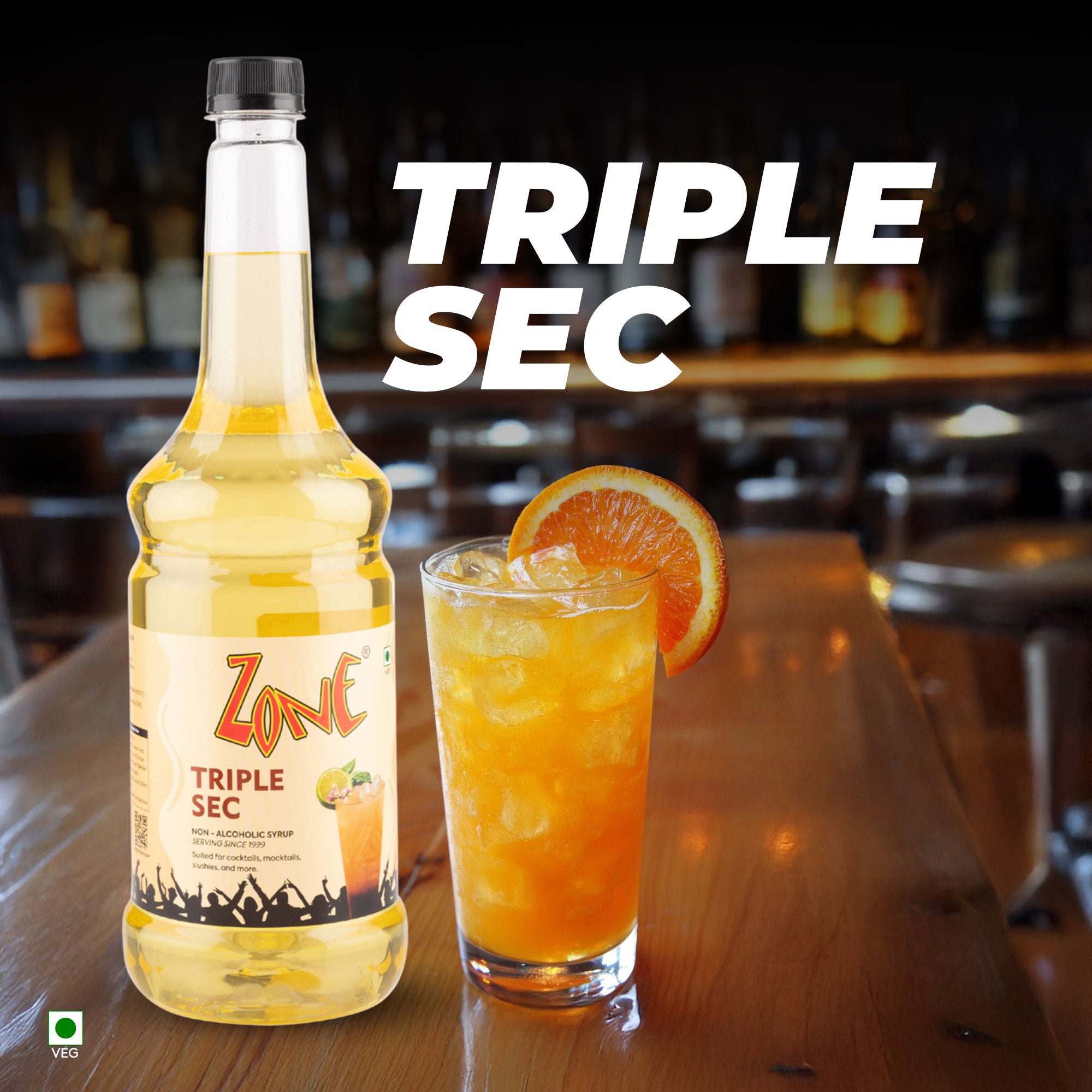 Zone Triple Sec Flavoured Syrup 1000ml