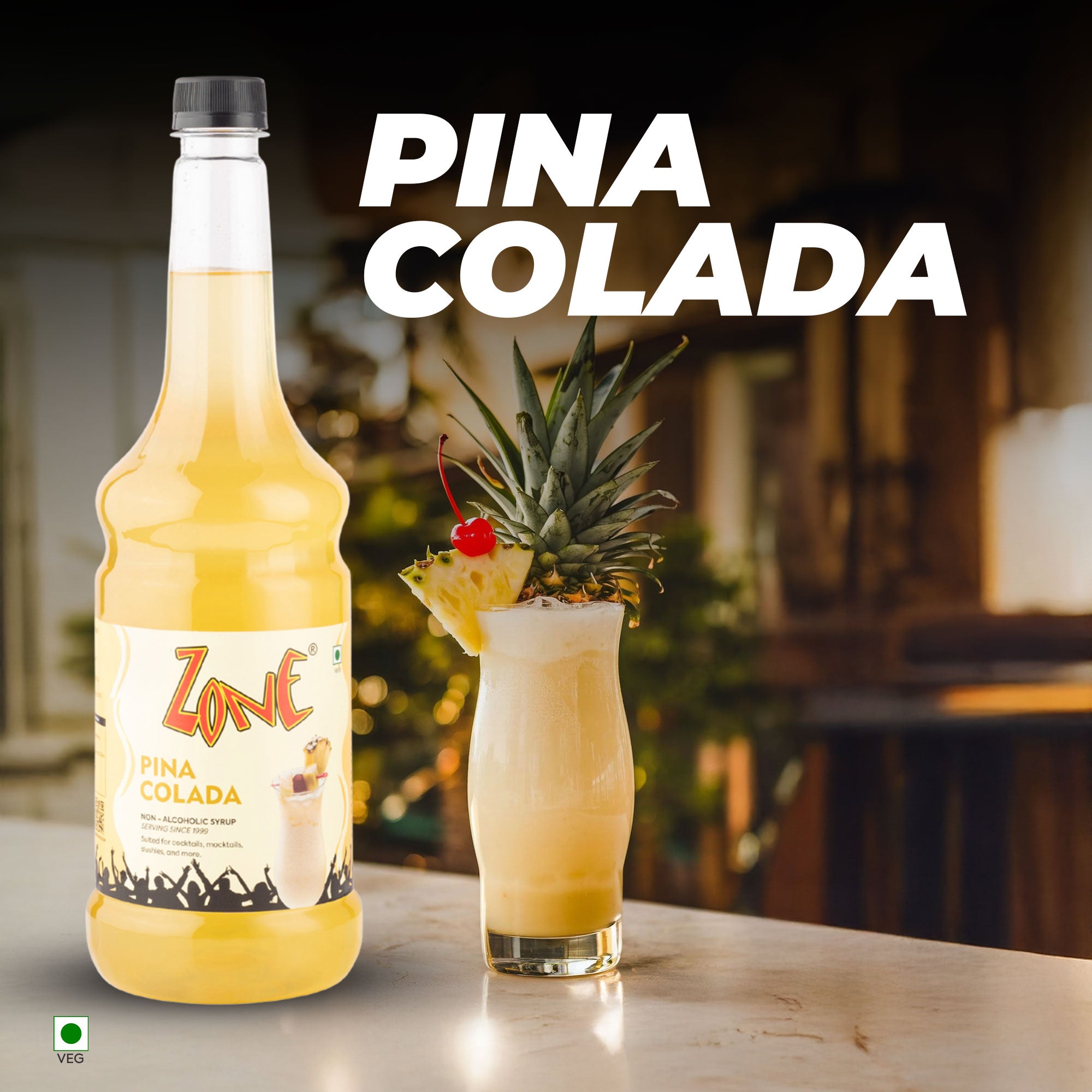 Zone Pina Colada Flavoured Syrup 1000ml