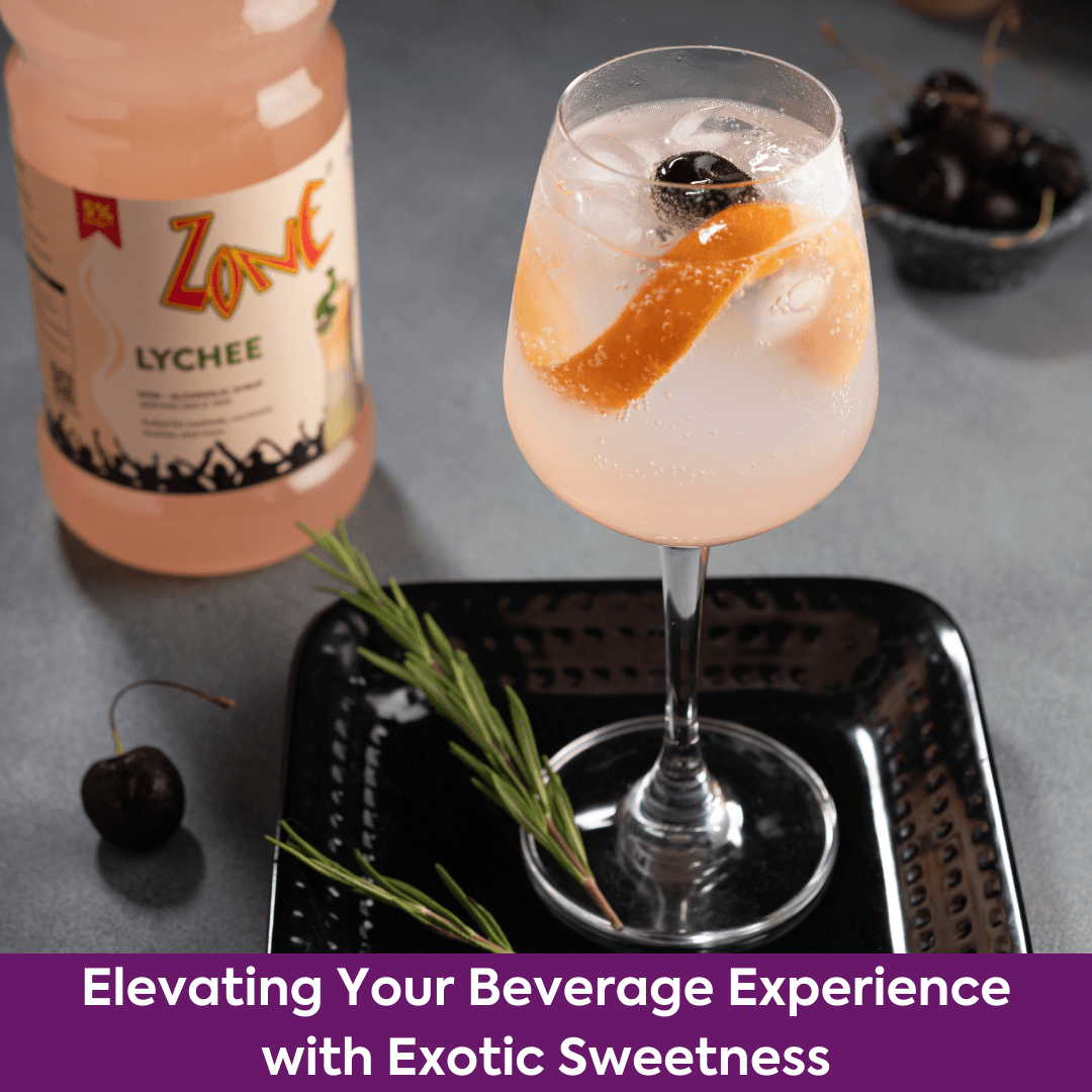 Zone Lychee Flavoured Syrup 1000ml