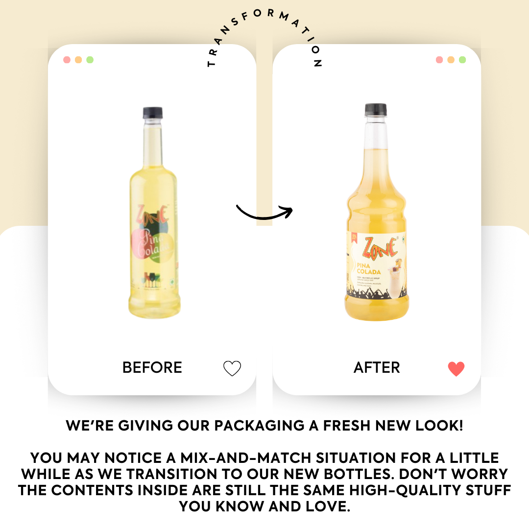Zone Pina Colada Flavoured Syrup