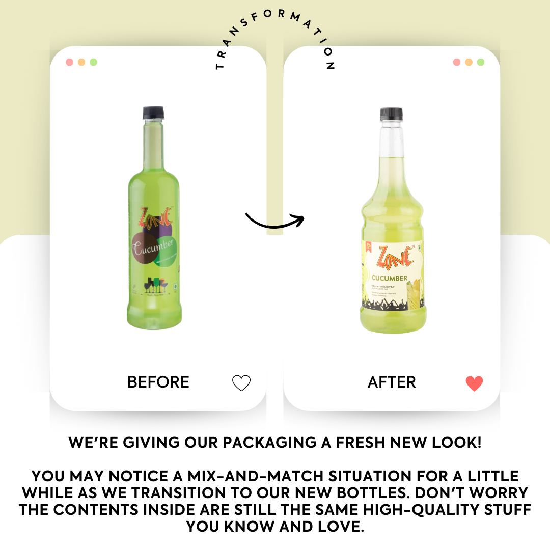 Zone Cucumber Flavoured Syrup
