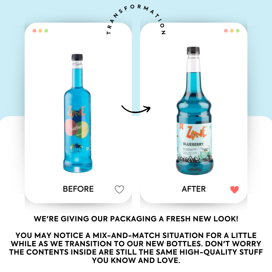 Zone Blueberry Flavoured Syrup
