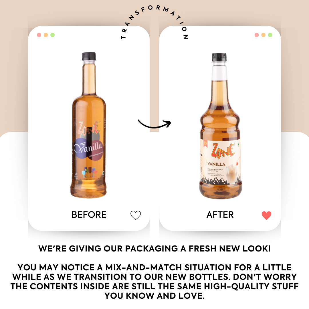 Zone Vanilla Flavoured Syrup