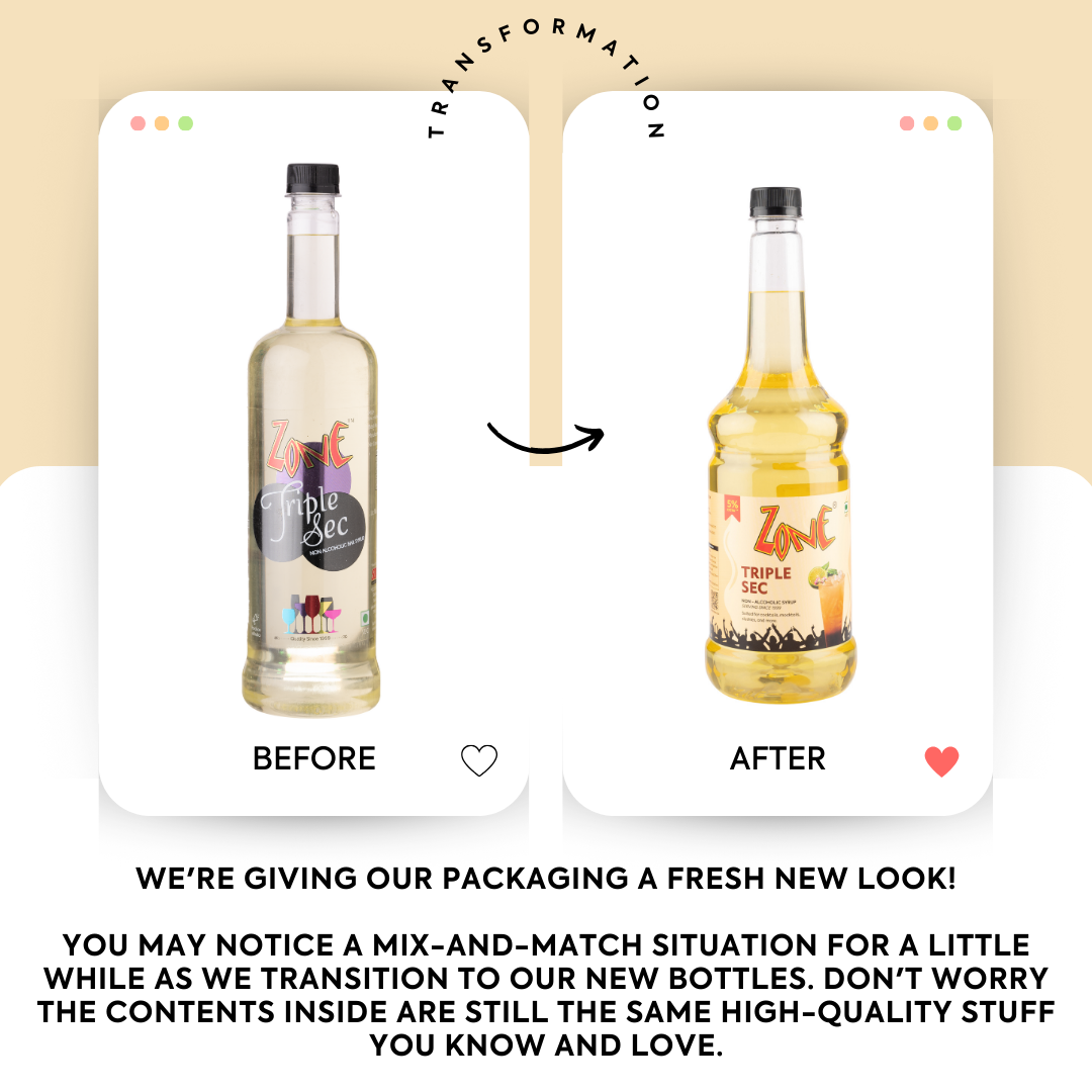 Zone Triple Sec Flavoured Syrup