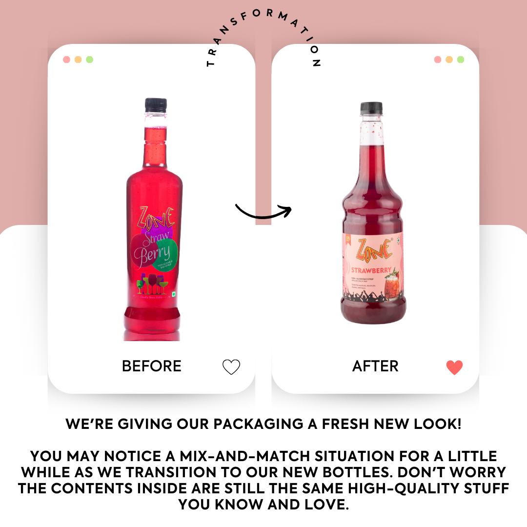 Zone Strawberry Flavoured Syrup