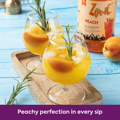 Zone Peach Flavoured Syrup 1050ml