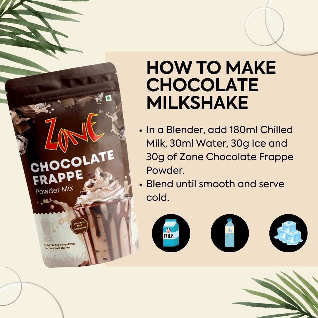 Zone Chocolate Frappe Powder 1kg