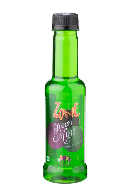 Zone Green Mint Flavoured Syrup 240ml