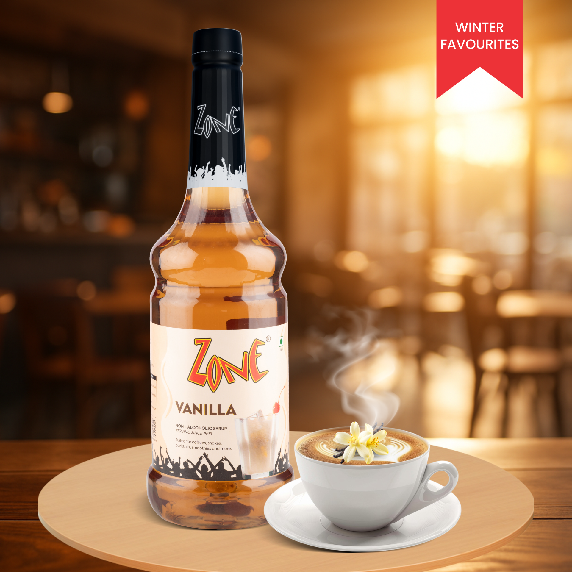 Zone Vanilla Flavoured Syrup 1000ml