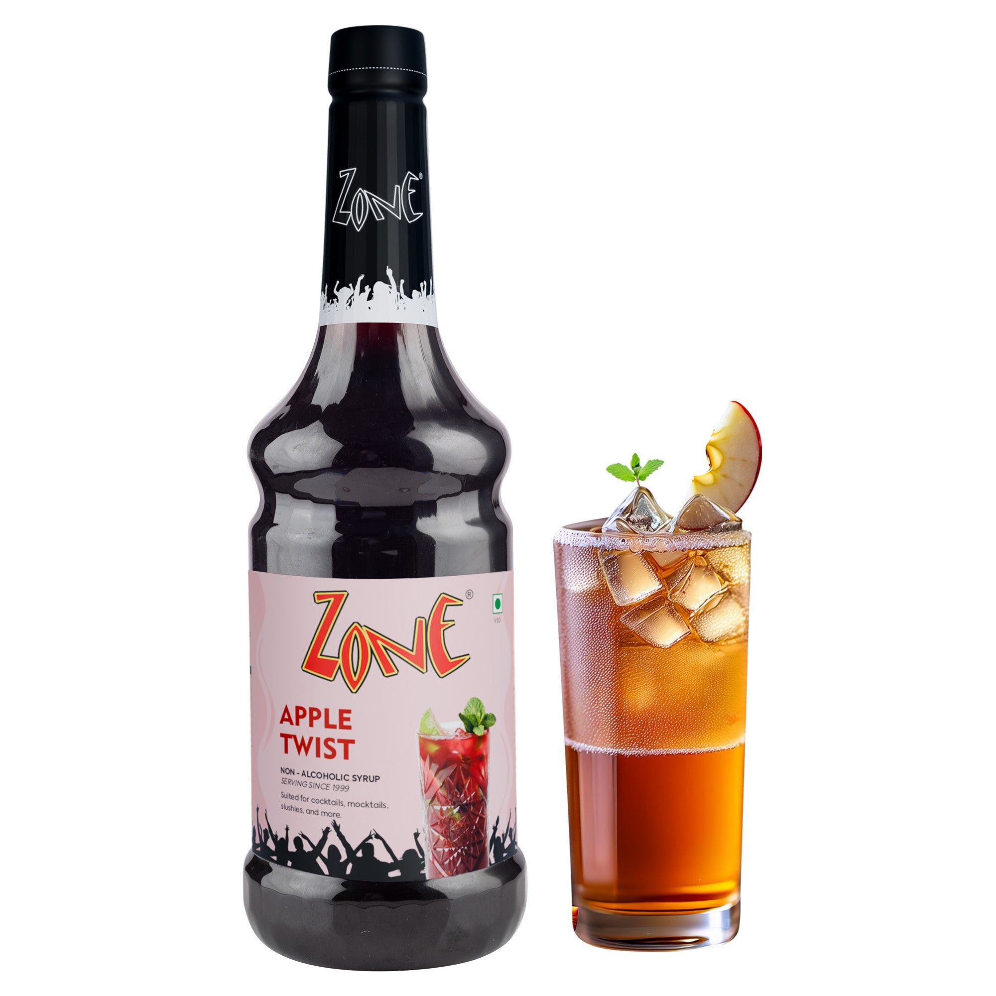Zone Apple Twist Flavoured Syrup 1000ml