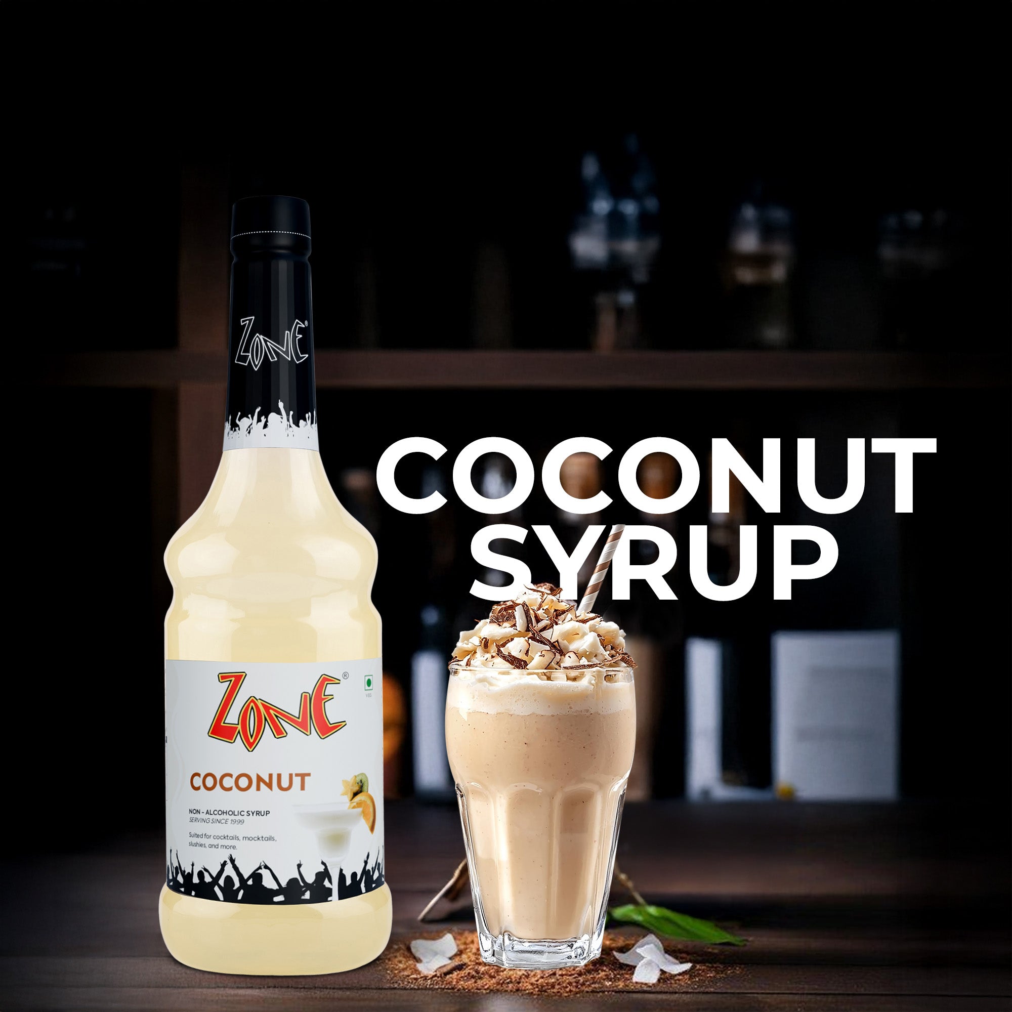 Zone Coconut Flavoured Syrup 1000ml
