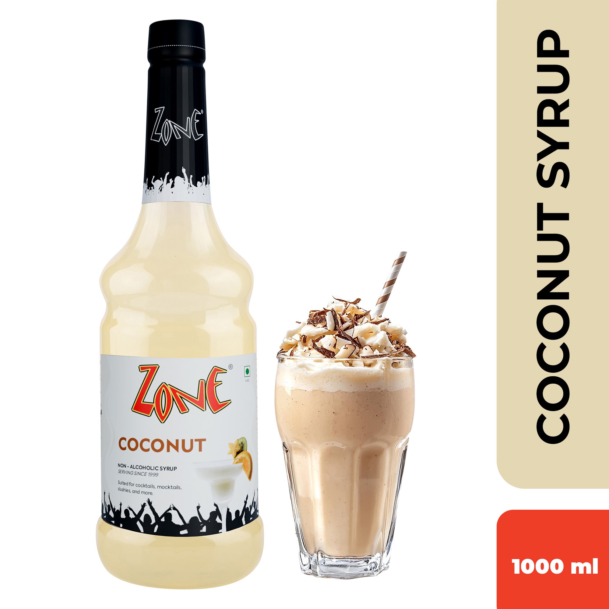 Zone Coconut Flavoured Syrup 1000ml