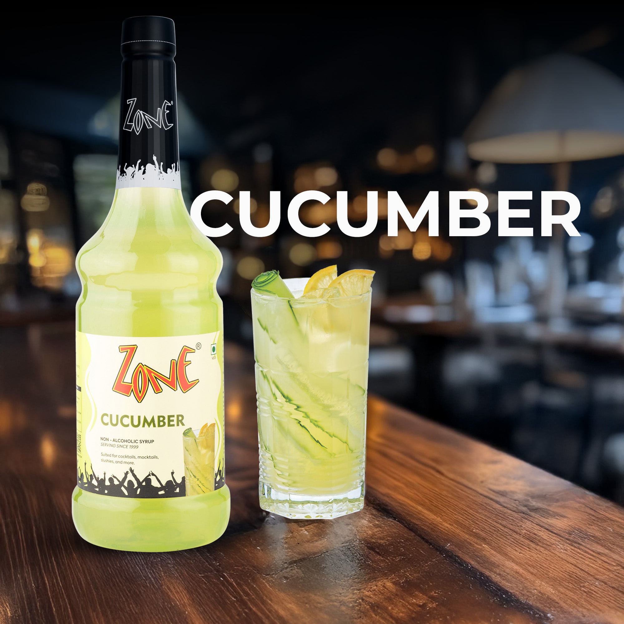 Zone Cucumber Flavoured Syrup 1000ml