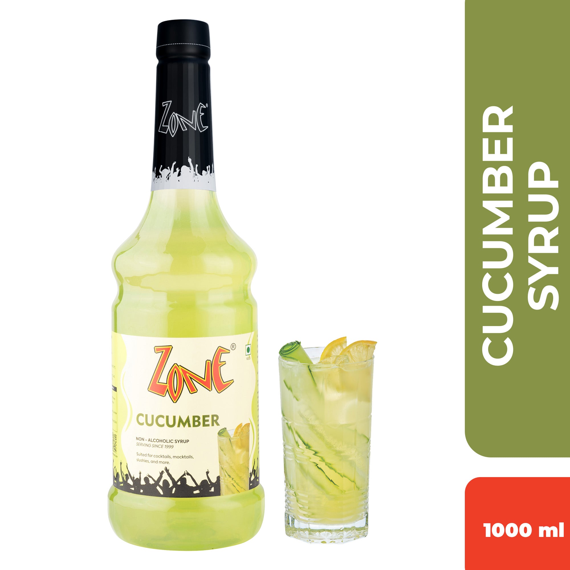 Zone Cucumber Flavoured Syrup 1000ml