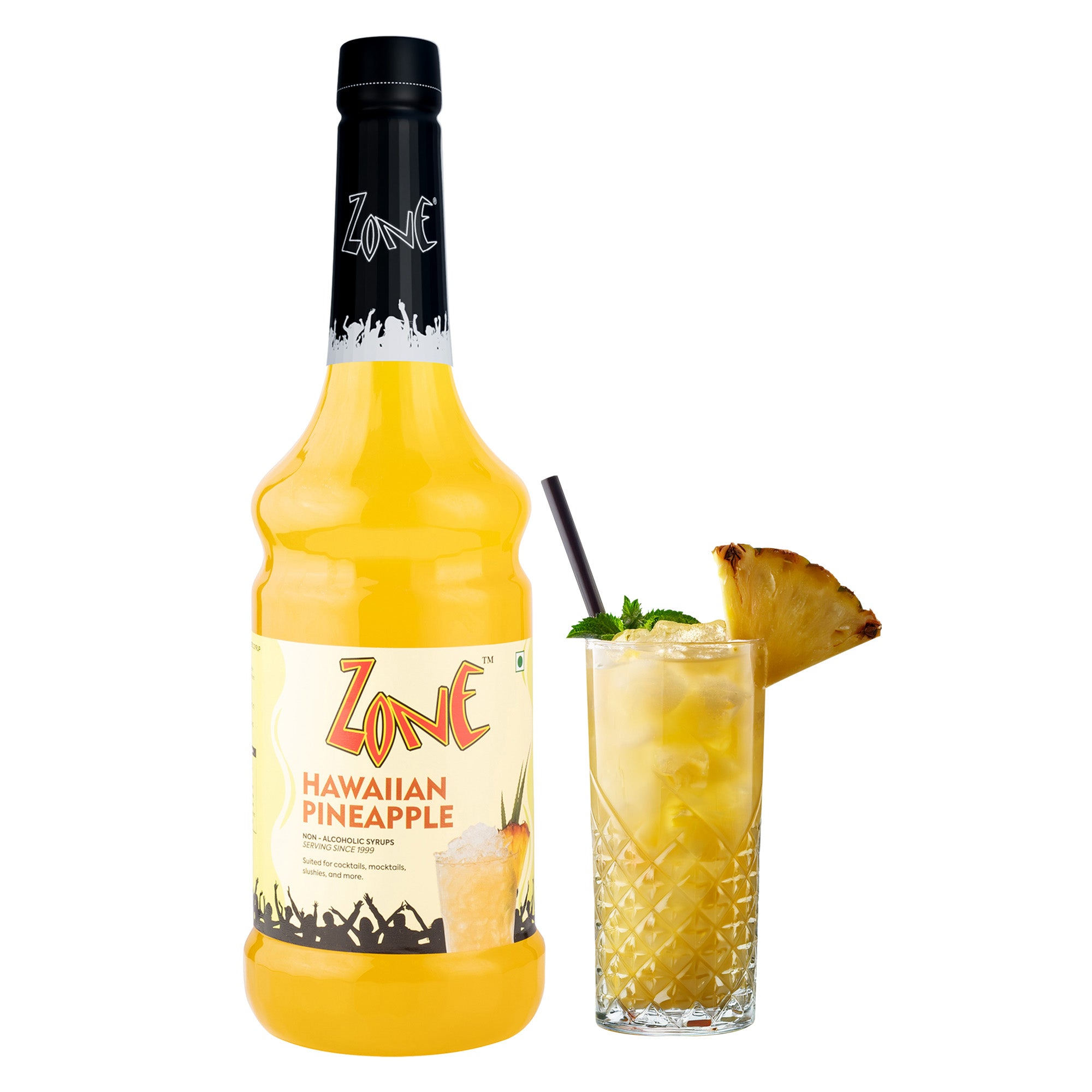 Zone Hawaiian Pineapple Flavoured Syrup 1000ml