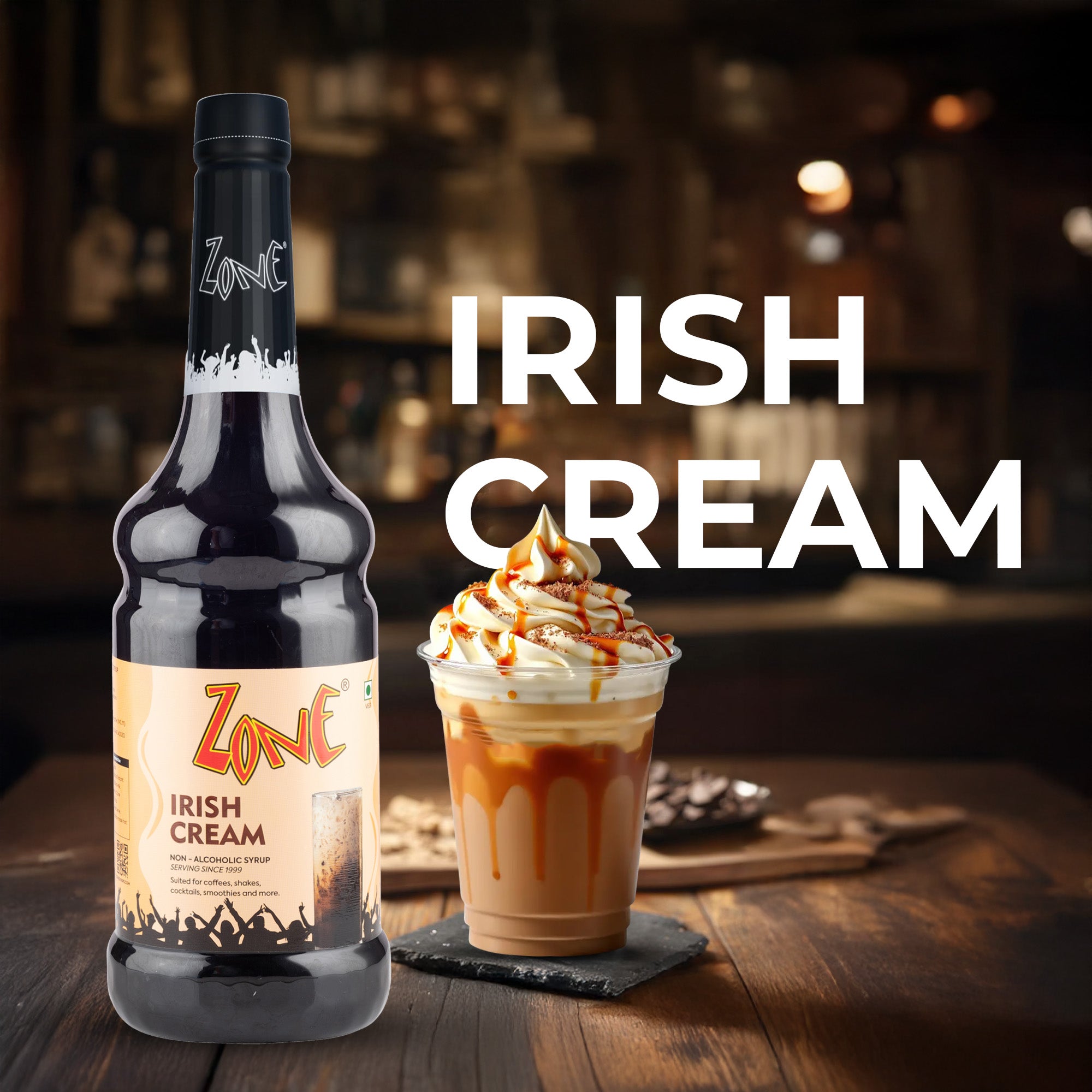 Zone Irish Cream Flavoured Syrup 1000ml