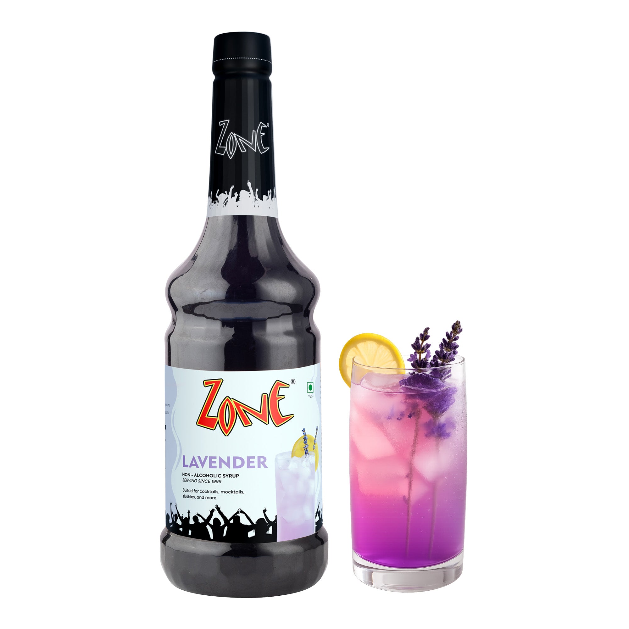エメソープムラサキ1リットル Zone Lavender Flavoured Syrup 1000ml