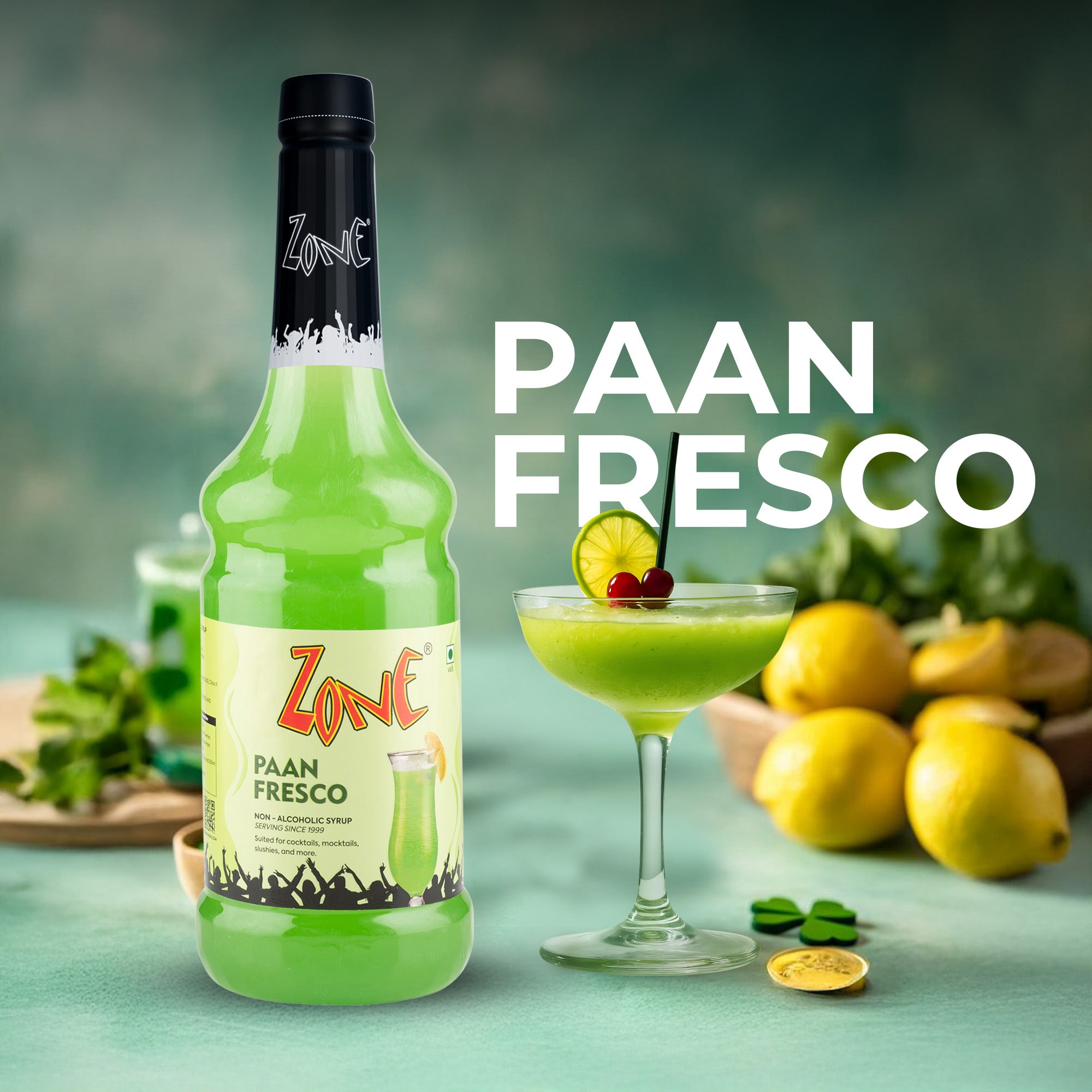 Zone Paan Fresco Flavoured Syrup 1000ml
