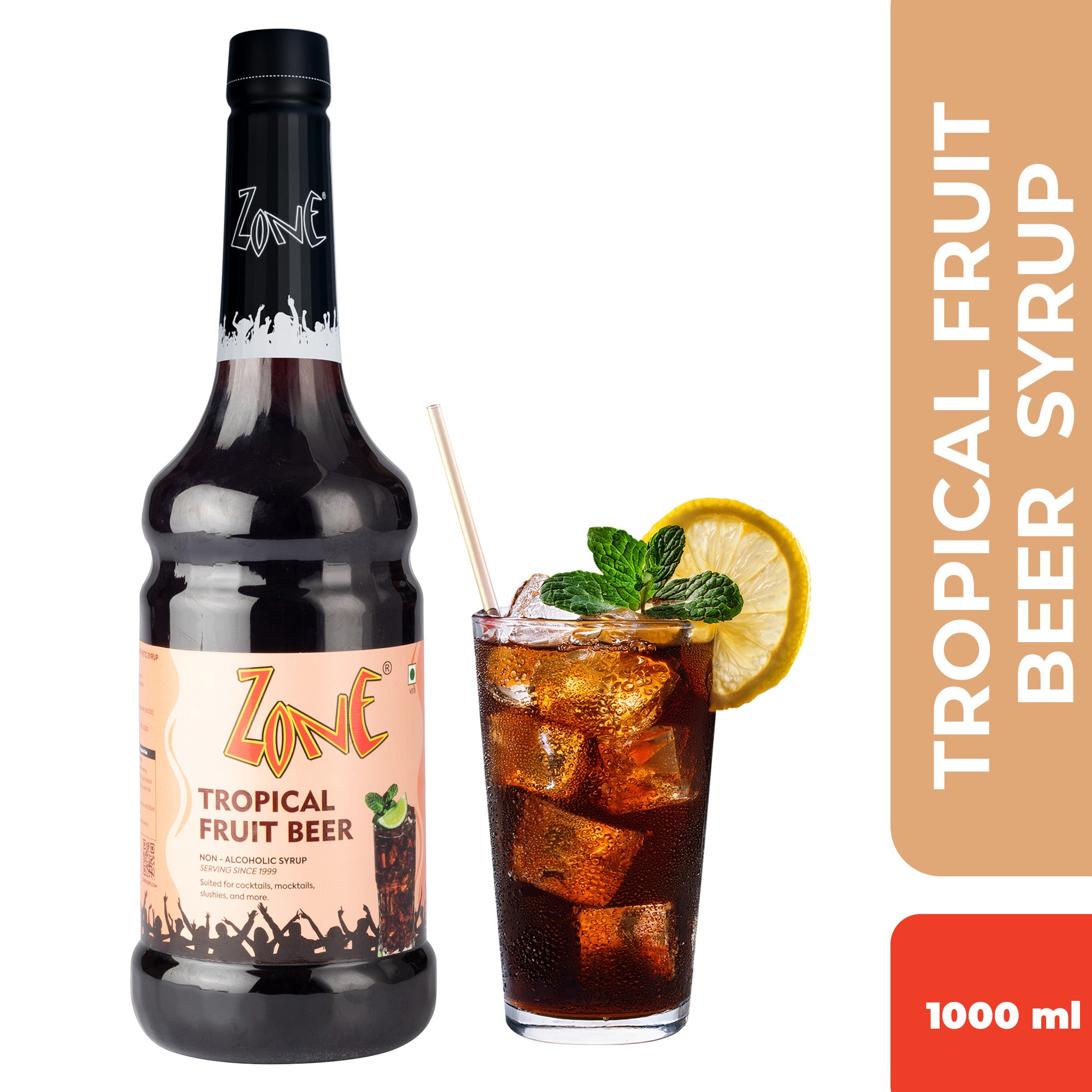 Zone Tropical Fruit Beer Flavoured Syrup 1000ml