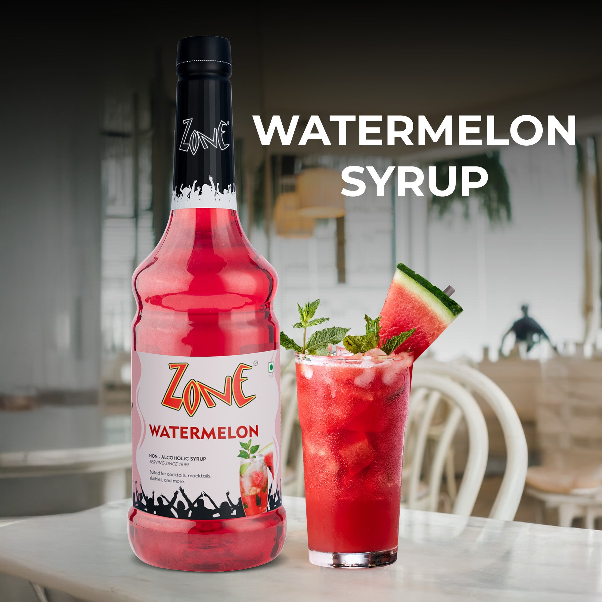 Zone Watermelon Flavoured Syrup 1000ml