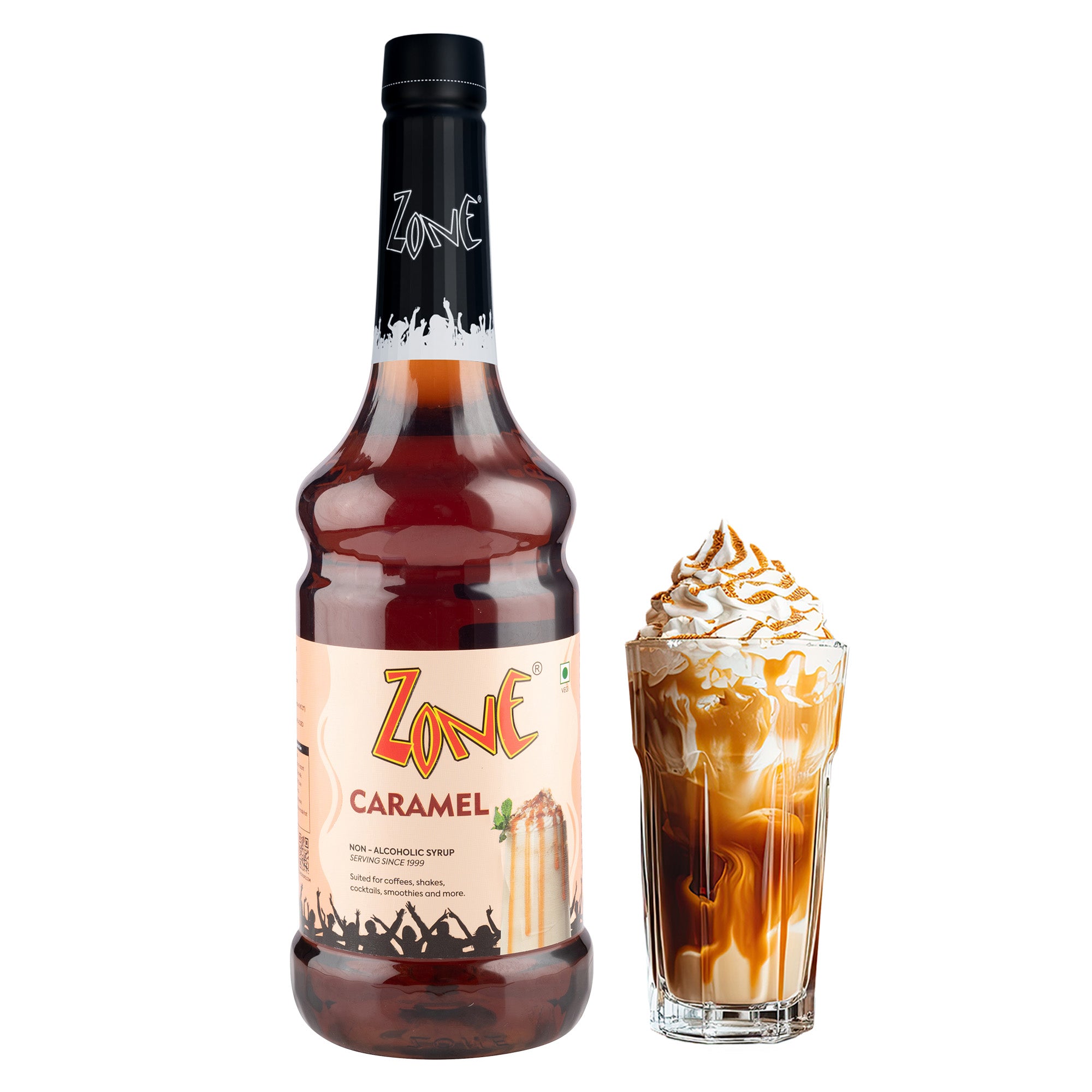 Zone Caramel Flavoured Syrup 1000ml