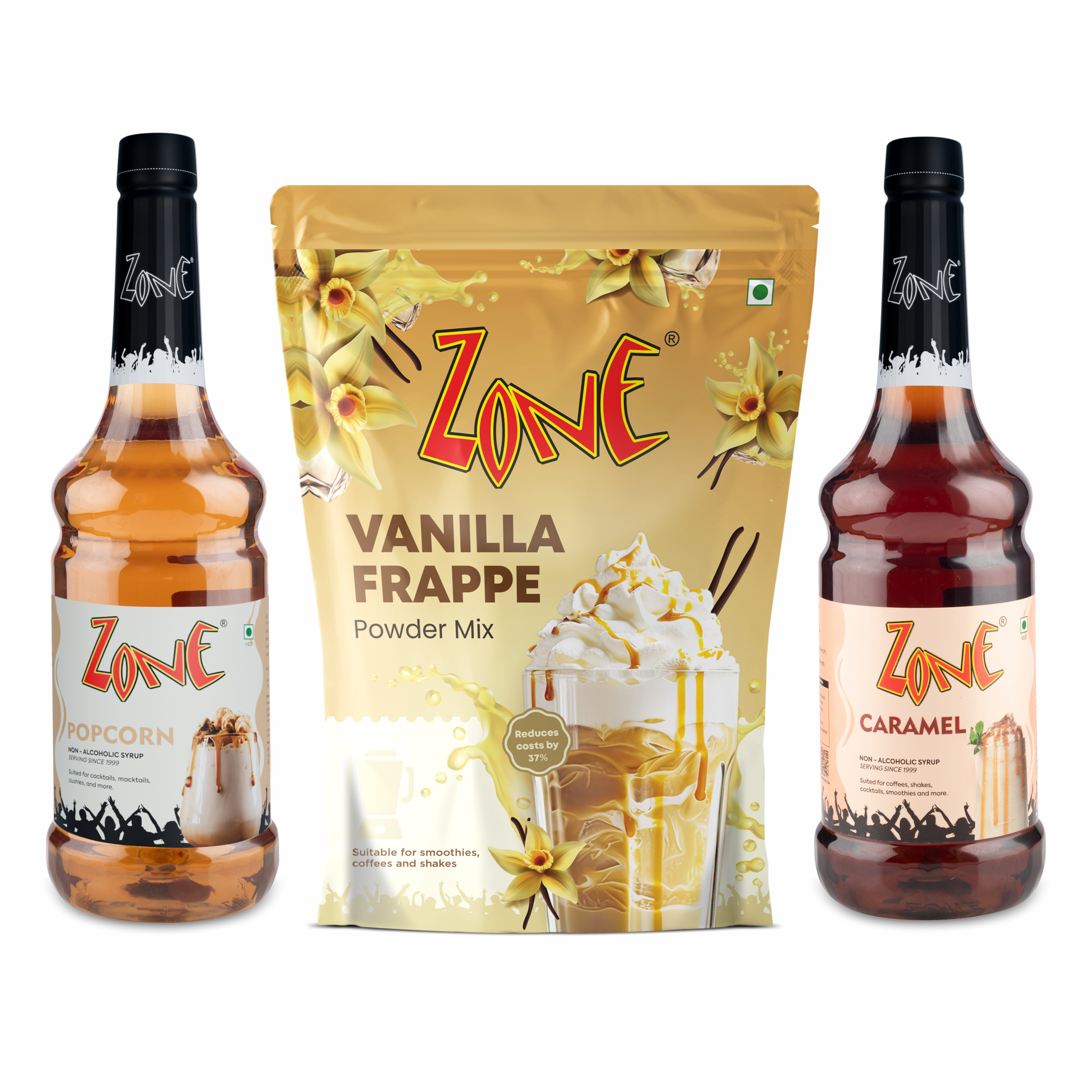 Freaky Popy Crunch Combo – Popcorn Caramel Thick Shake Kit - Children's Day Special