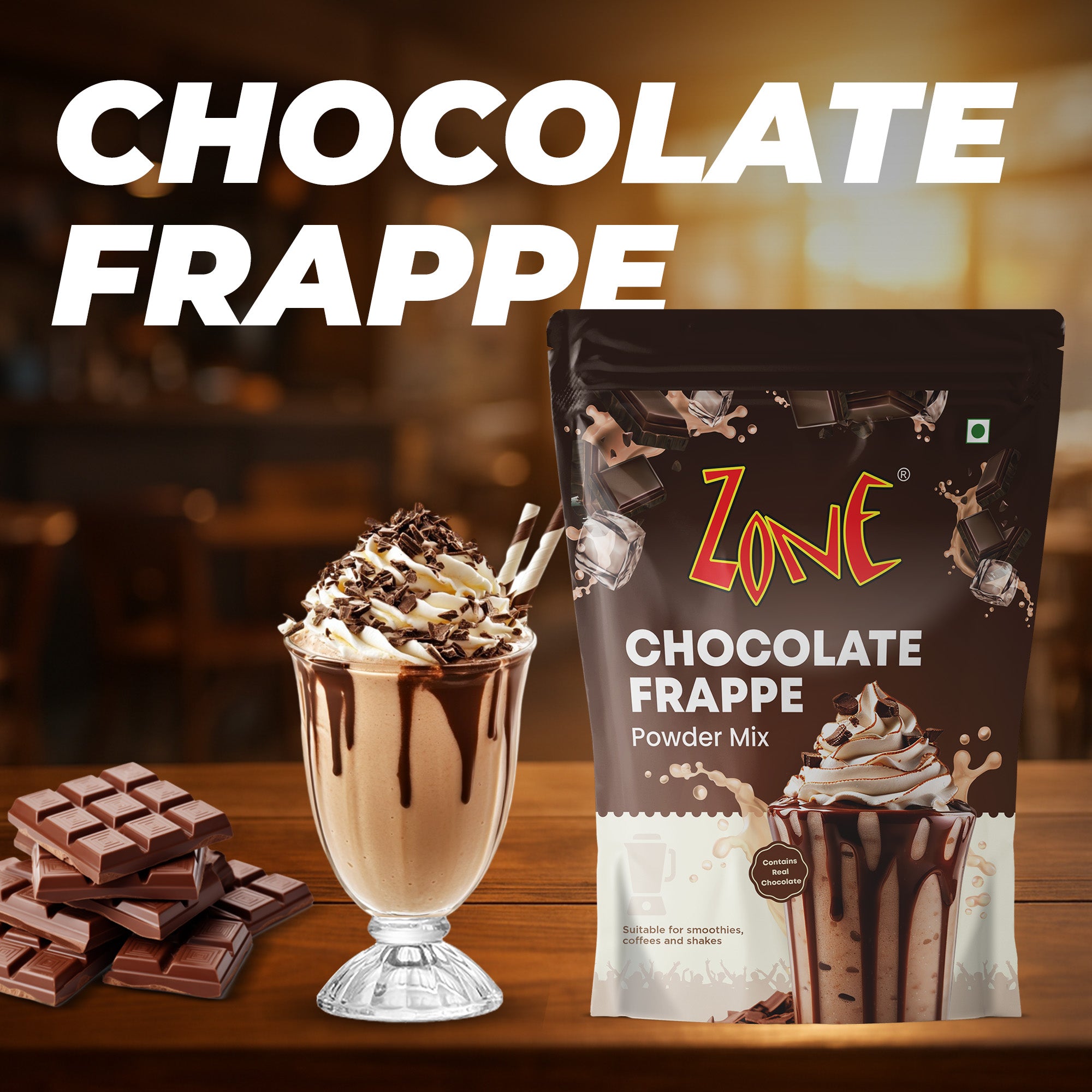 Zone Chocolate Frappe Powder 1kg