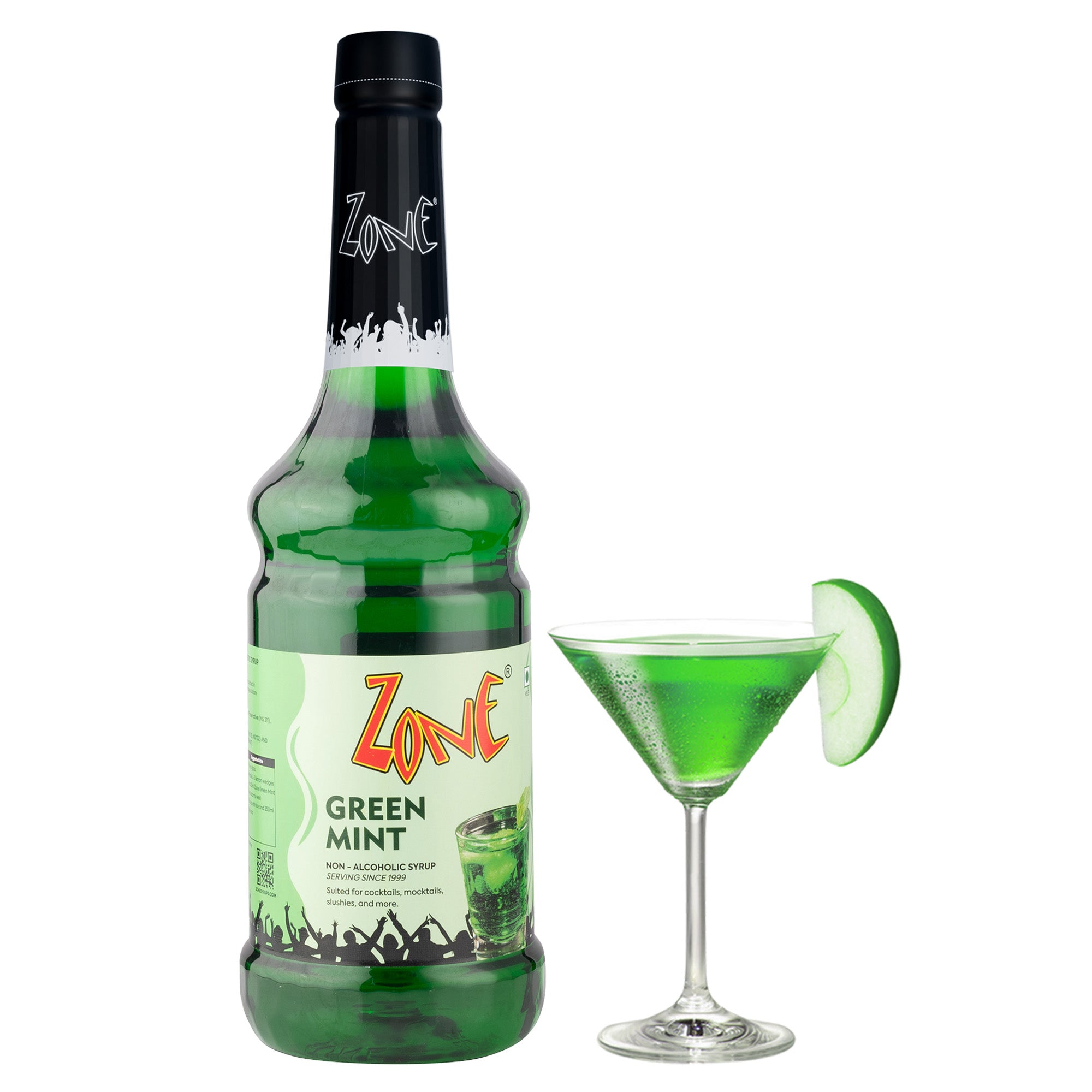 Zone Green Mint Flavoured Syrup 1000ml