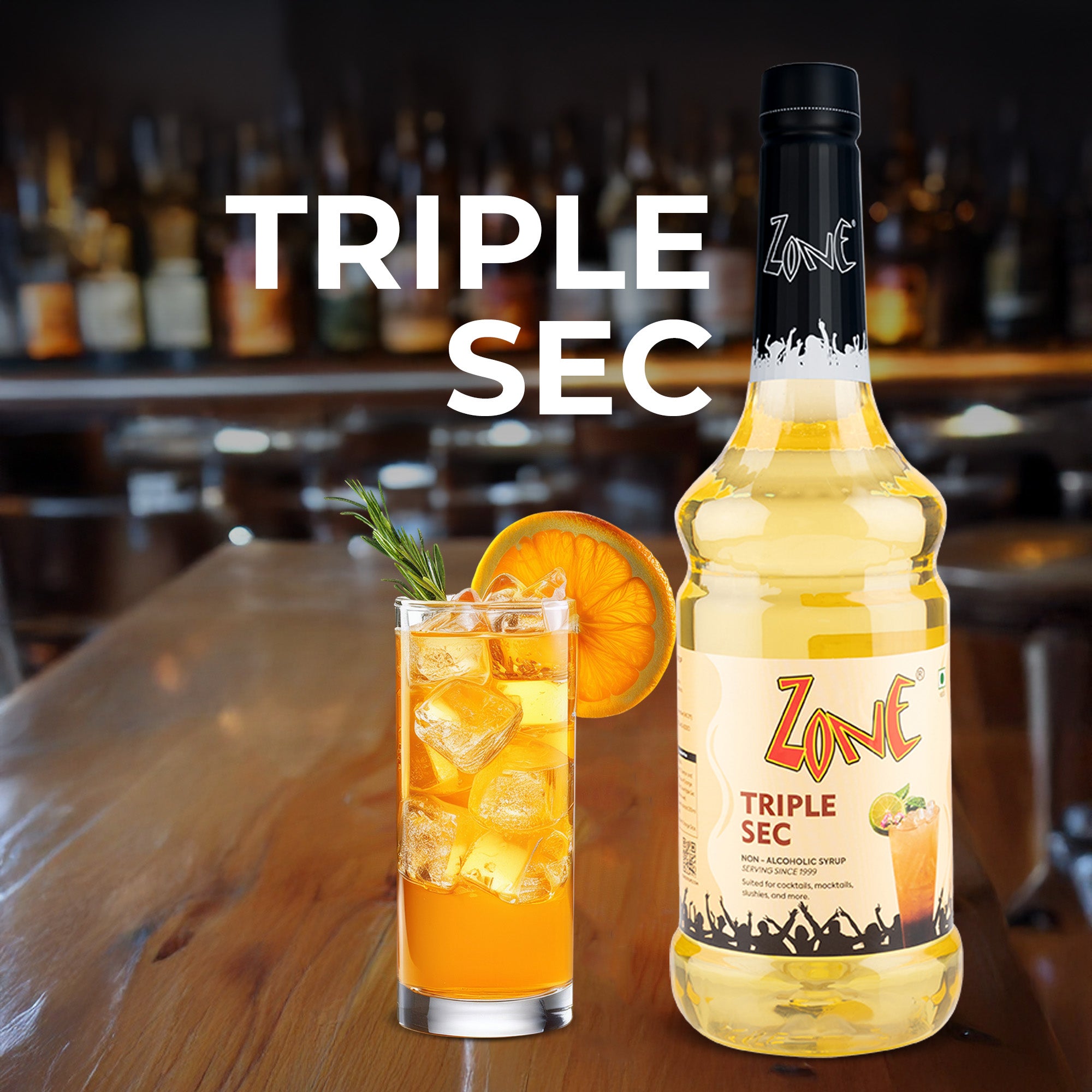 Zone Triple Sec Flavoured Syrup 1000ml