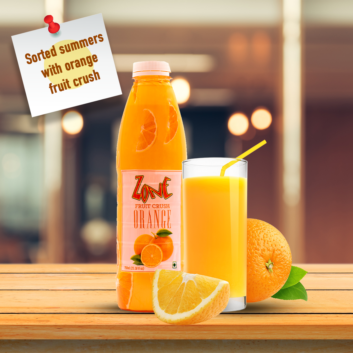 Zone Orange Flavoured Crush