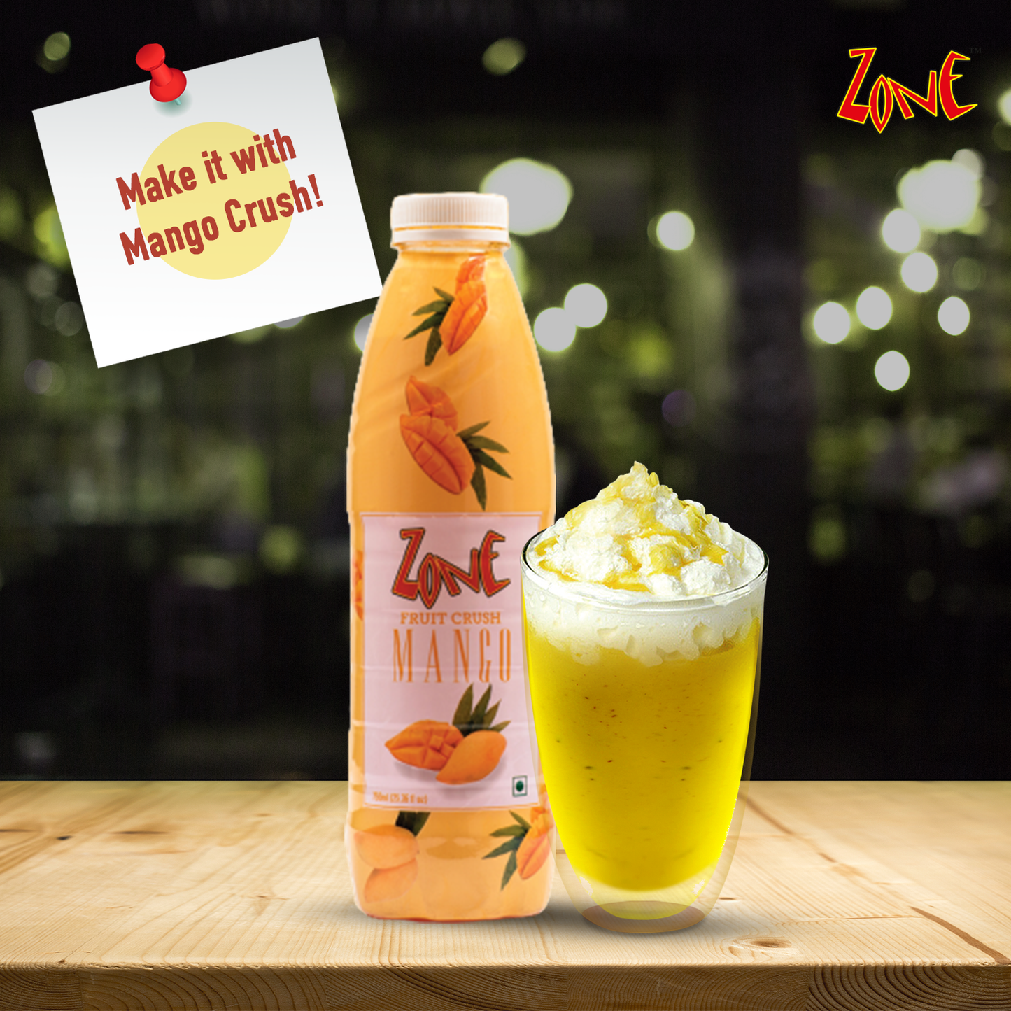Zone Mango Flavoured Crush
