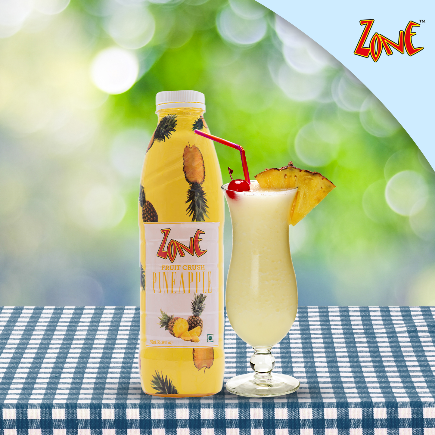 Zone Pineapple Flavoured Crush