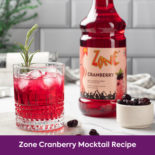 Zone Cranberry Mocktail Recipe