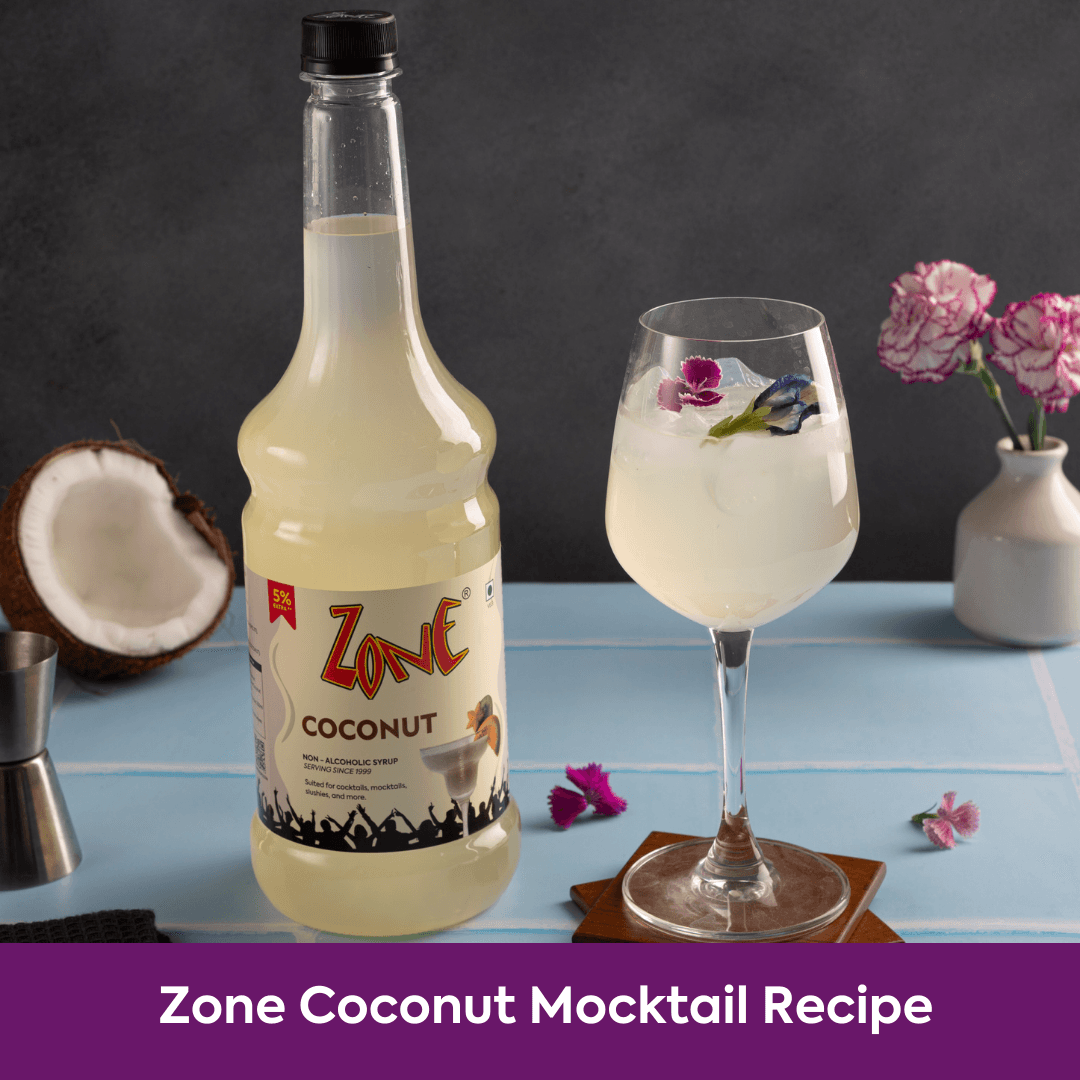 Making a Zone Coconut Mocktail