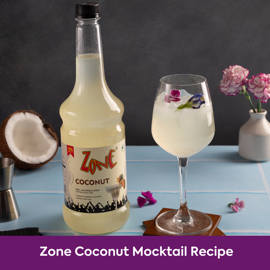 Making a Zone Coconut Mocktail