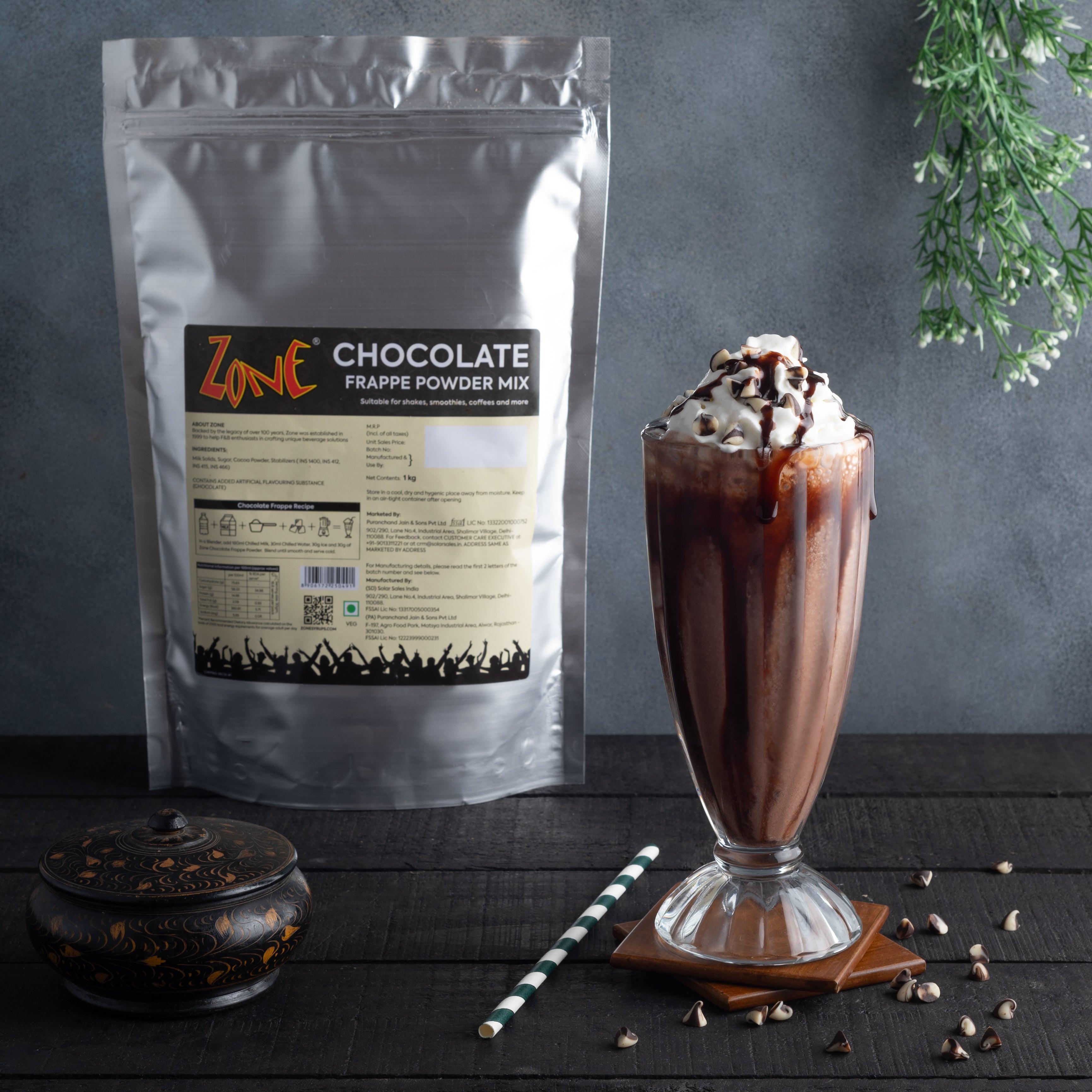 Zone Chocolate Frappe Recipe