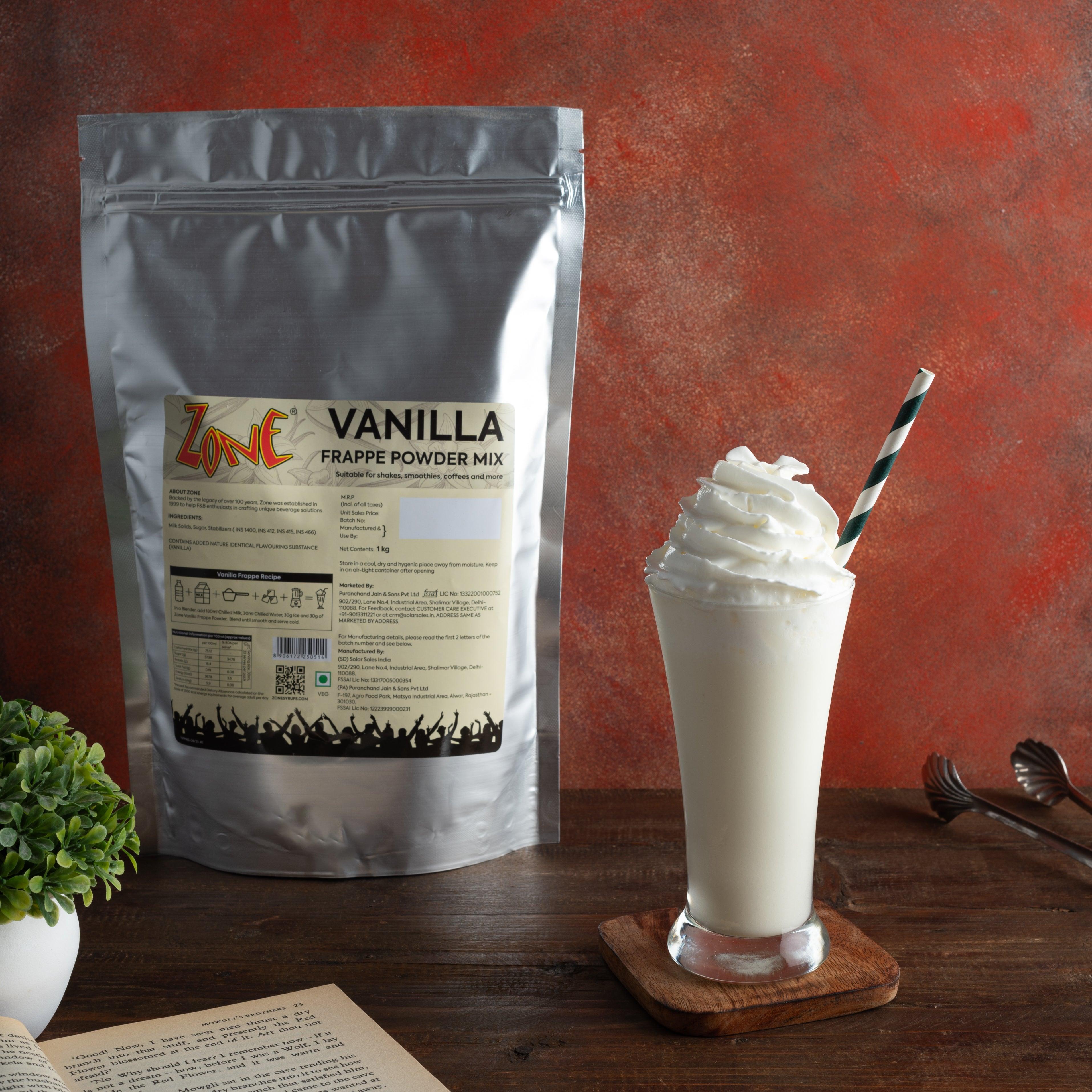 Zone vanilla frappe recipe