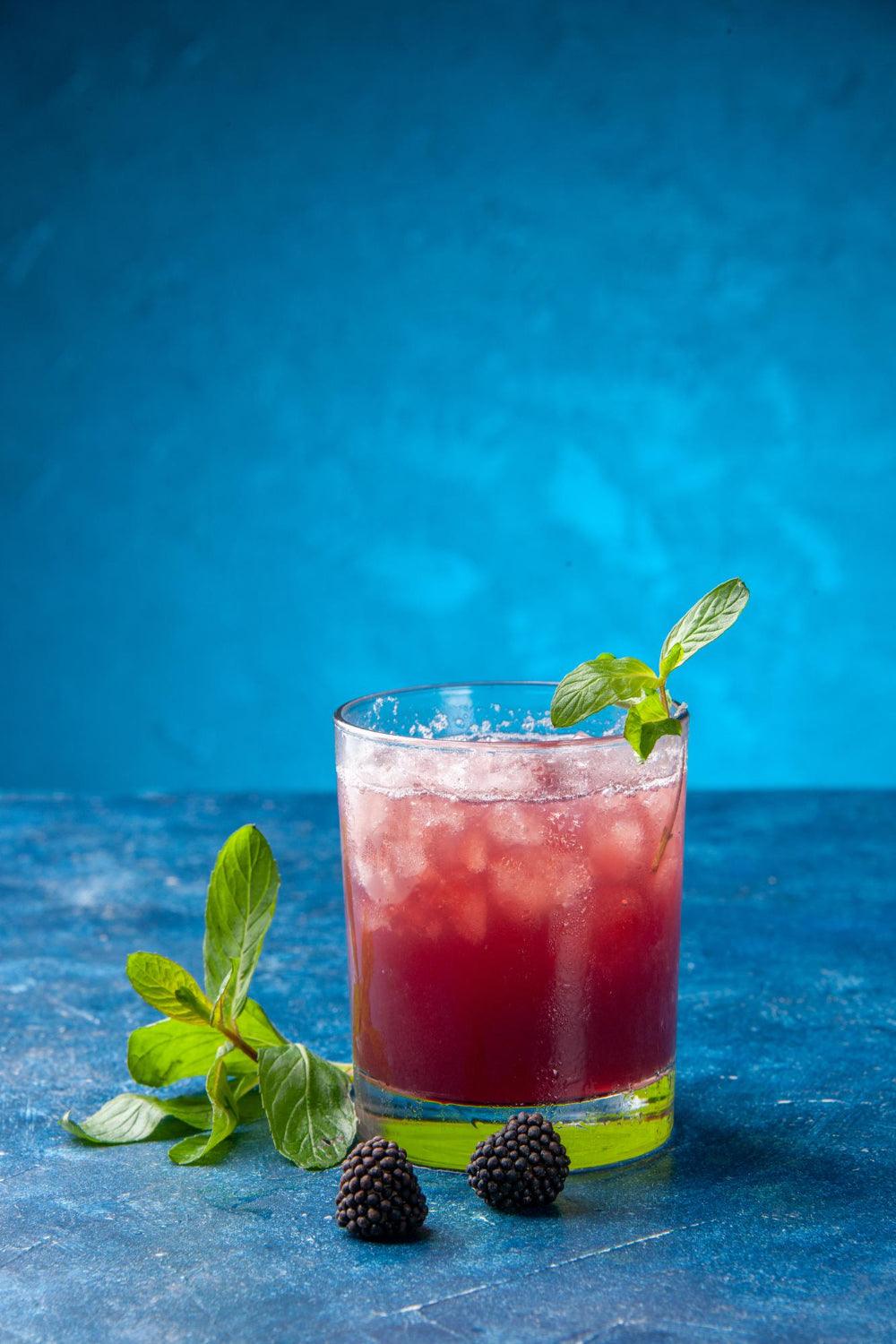 Blueberry Mojito made with Zone Lime Seasoning