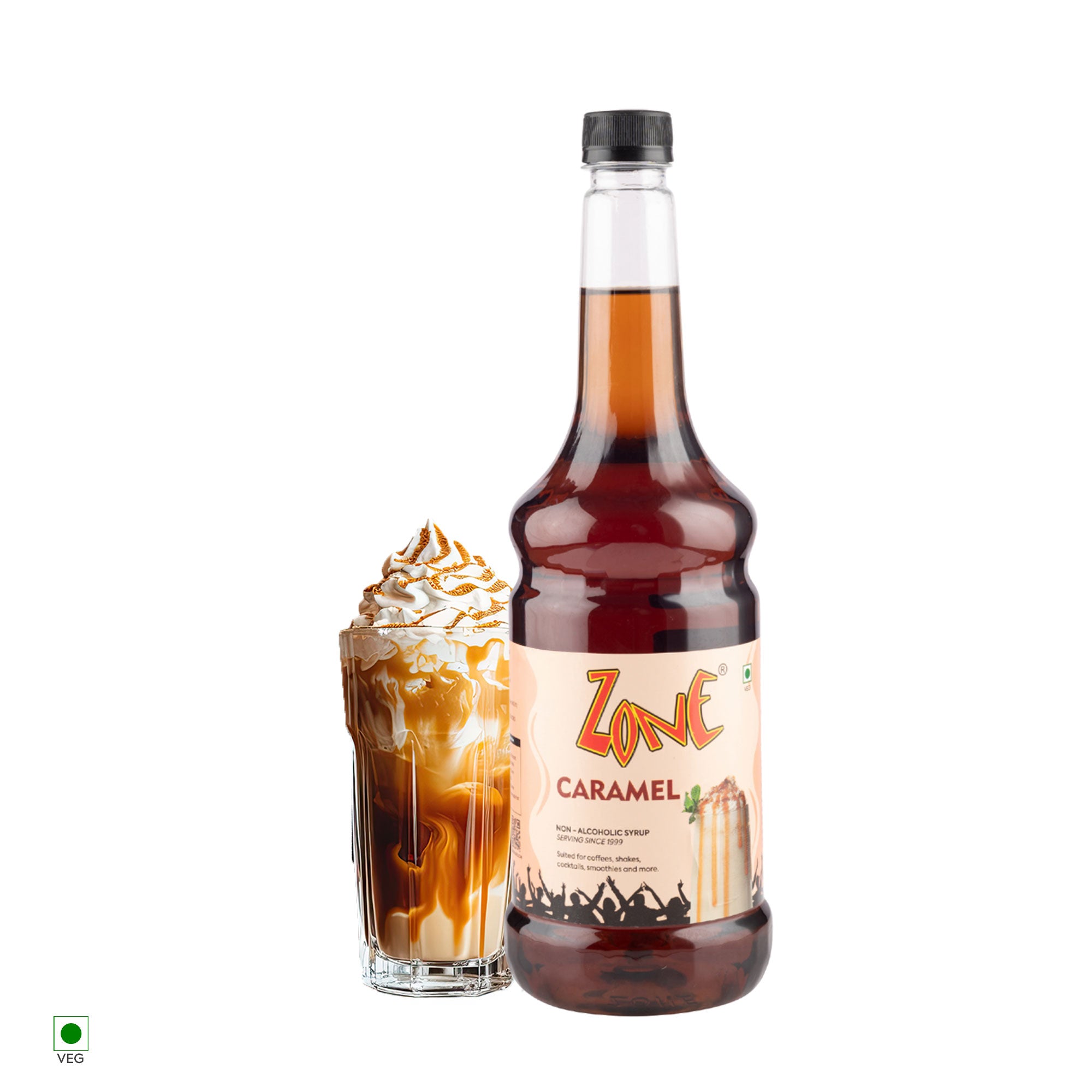 Zone Caramel Flavoured Syrup 1000ml