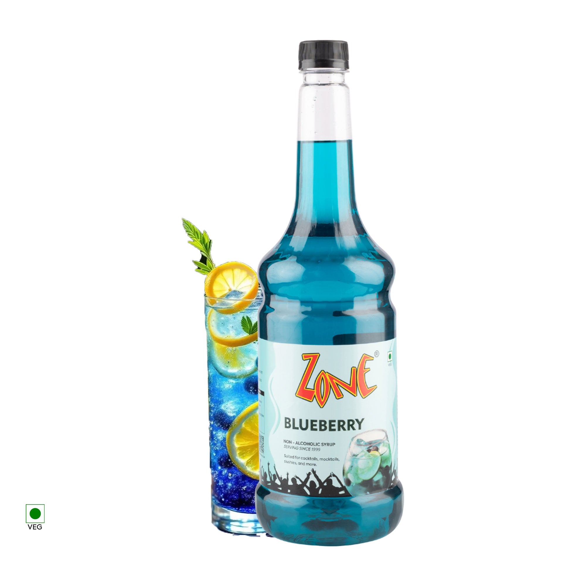 Zone Blueberry Flavoured Syrup 1000ml