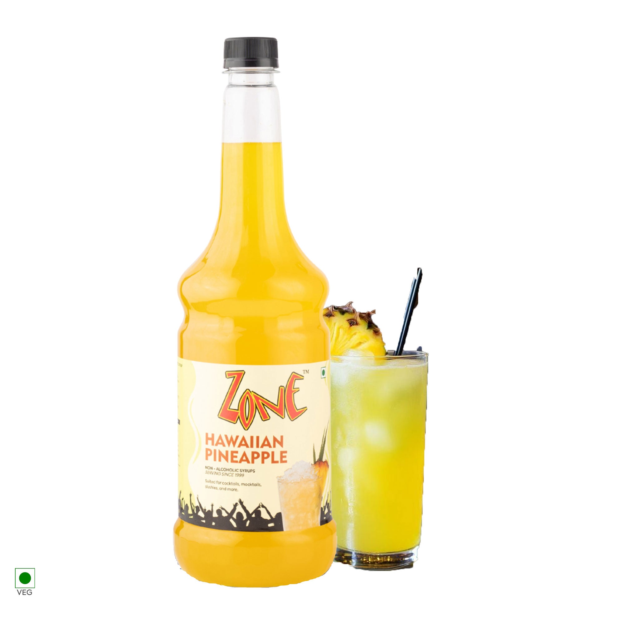 Zone Hawaiian Pineapple Flavoured Syrup 1000ml