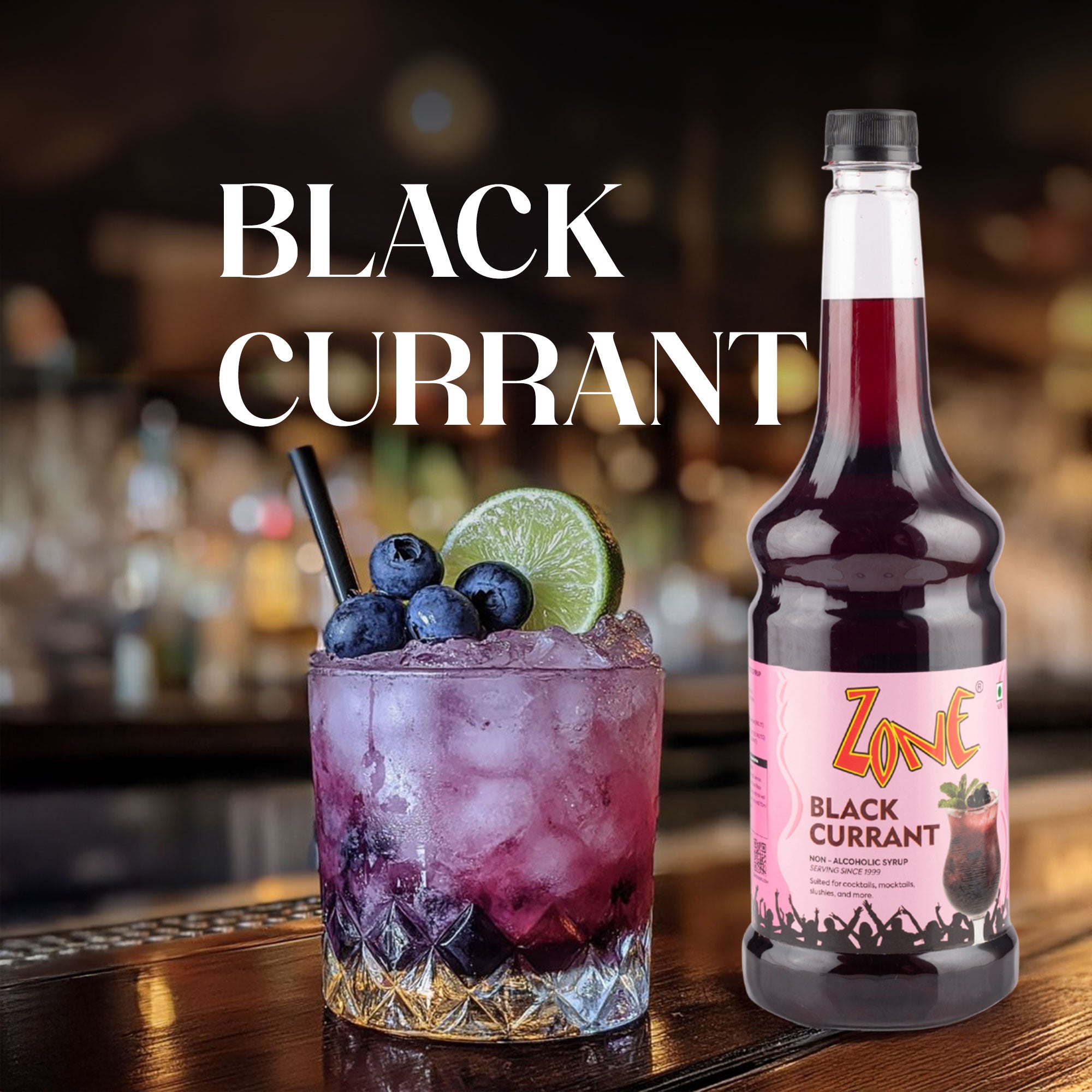 Zone Black Currant Flavoured Syrup 1000ml