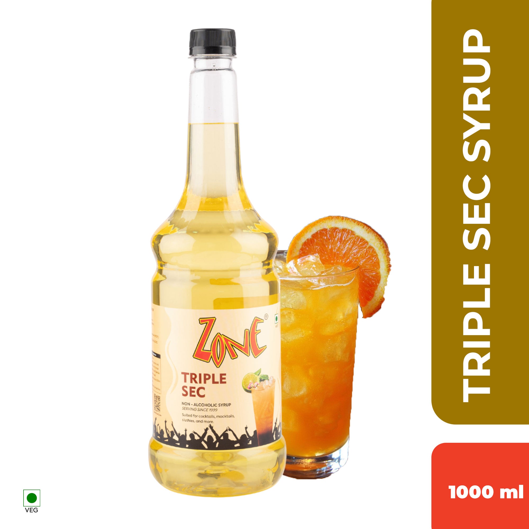 Zone Triple Sec Flavoured Syrup 1000ml