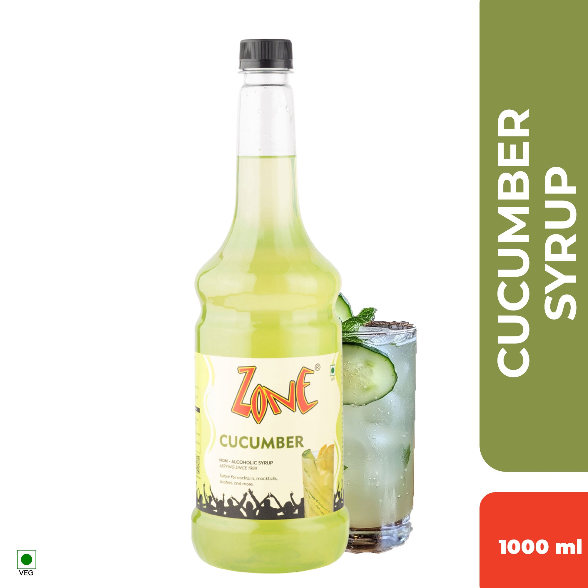 Zone Cucumber Flavoured Syrup 1000ml