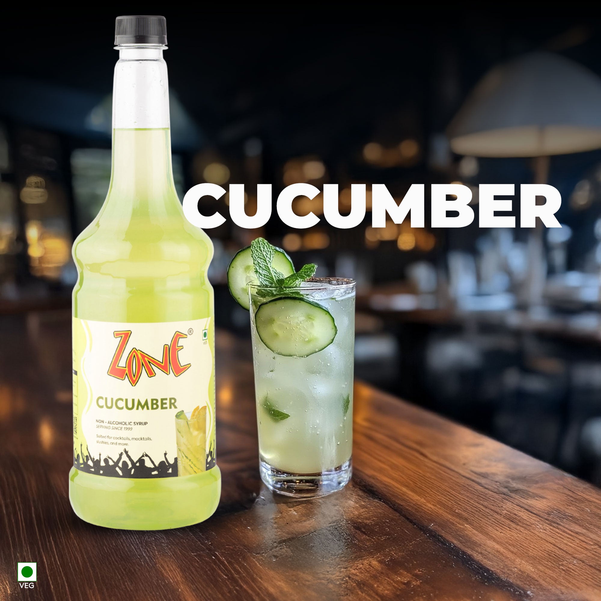 Zone Cucumber Flavoured Syrup 1000ml