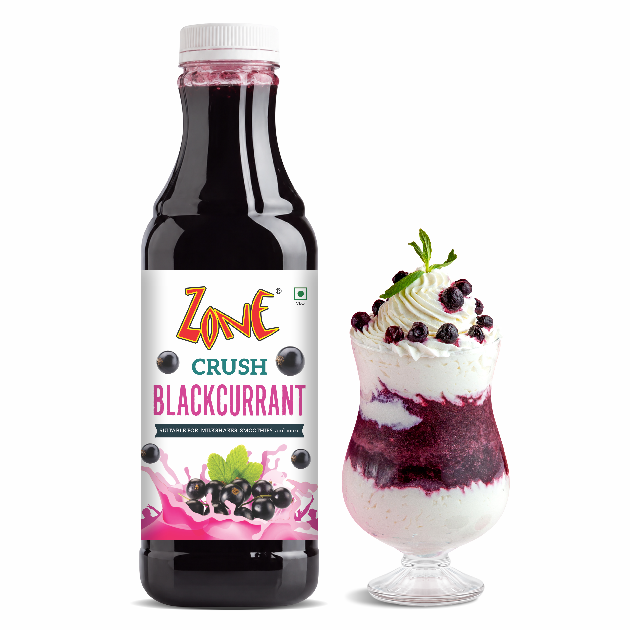 Zone BlackCurrant Flavoured Crush 750ml